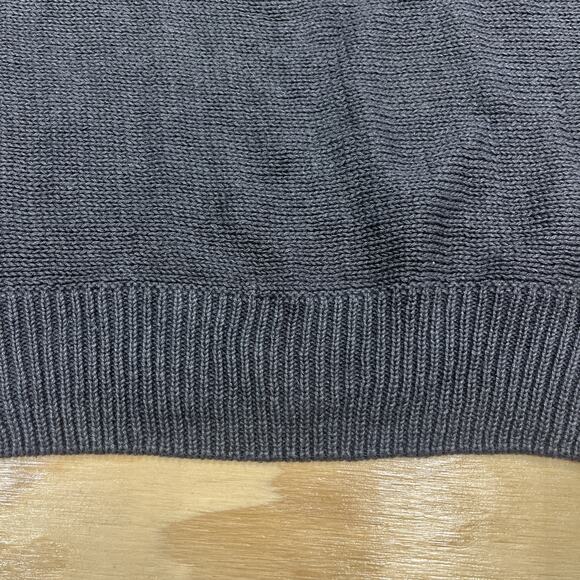 Vintage Mr Noah Floral Christmas Sweater Embroidery Sequins Black Size Medium - Picture 7 of 13